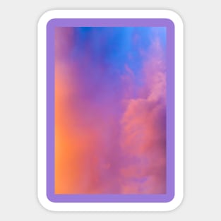 Abstract sunset sky Sticker